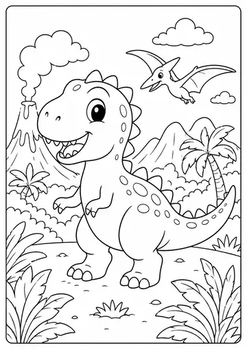 Dinosaur Adventure printable worksheet preview
