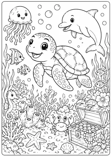 Underwater Adventure printable worksheet preview